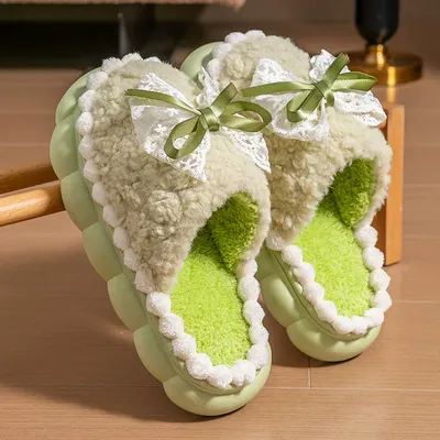 Household Wool Slippers for Women