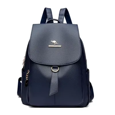  Large Capacity Soft PU Backpack