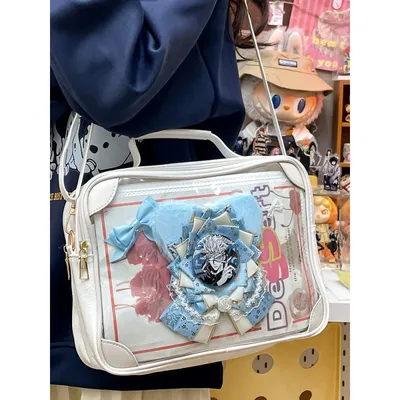 Simple Transparent Ita Bag Japanese Fresh Gir