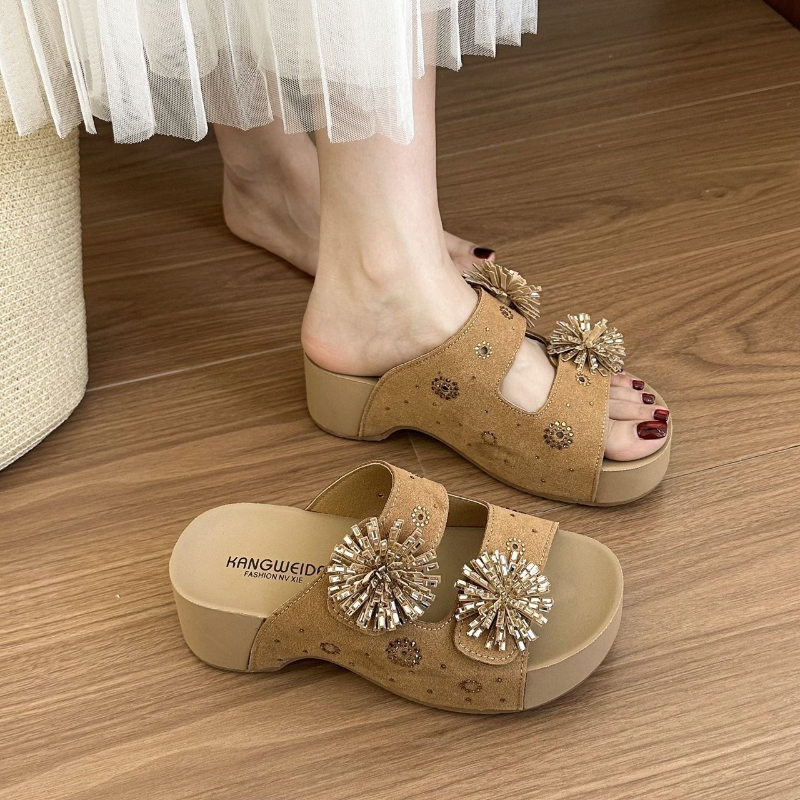  Thick Bottom Wedge Sandals for Women