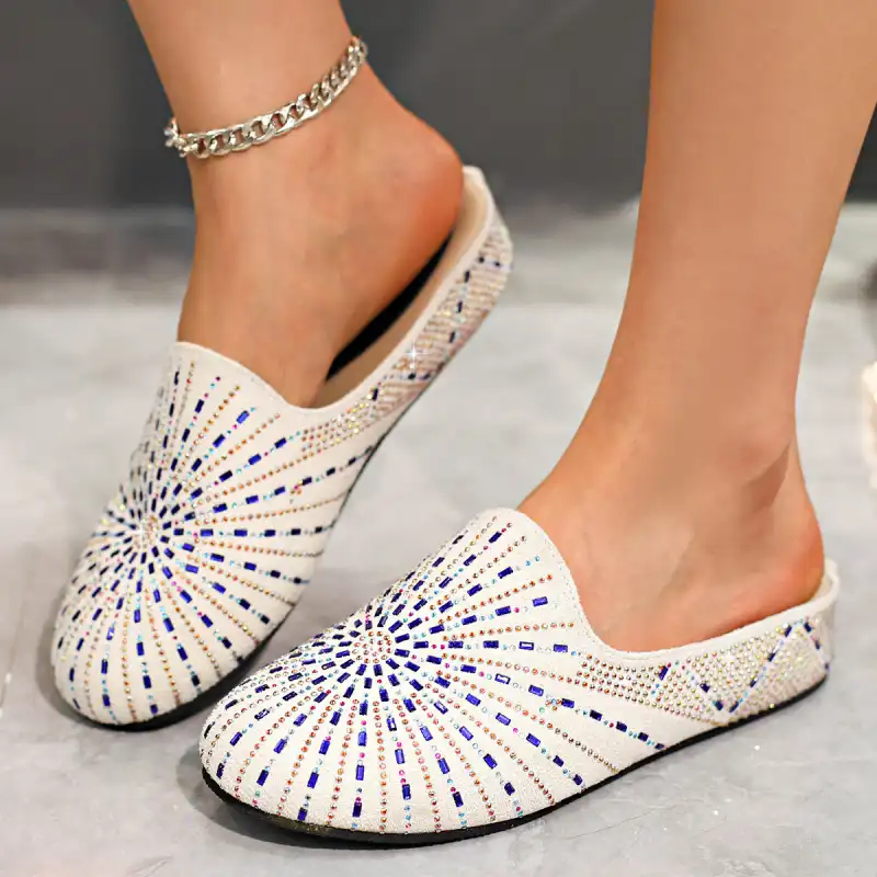 Pointed Toes and Rhinestone Sandals