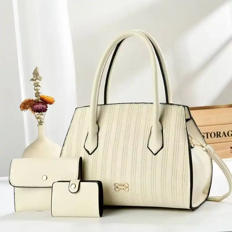 Luxury High Quality PU 3-in-1 Set Handbag