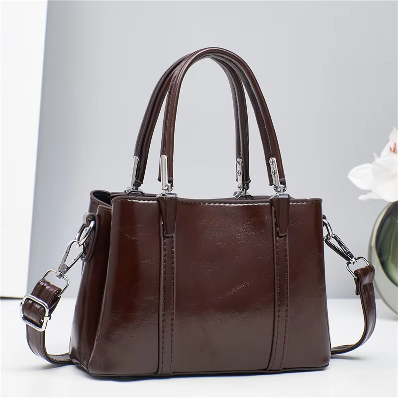 Classic High-End Leather Handbag