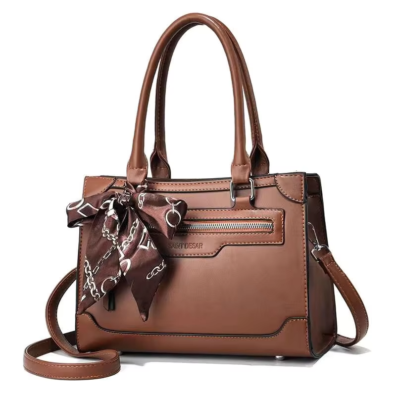 Casual Leather Large Tote Bag