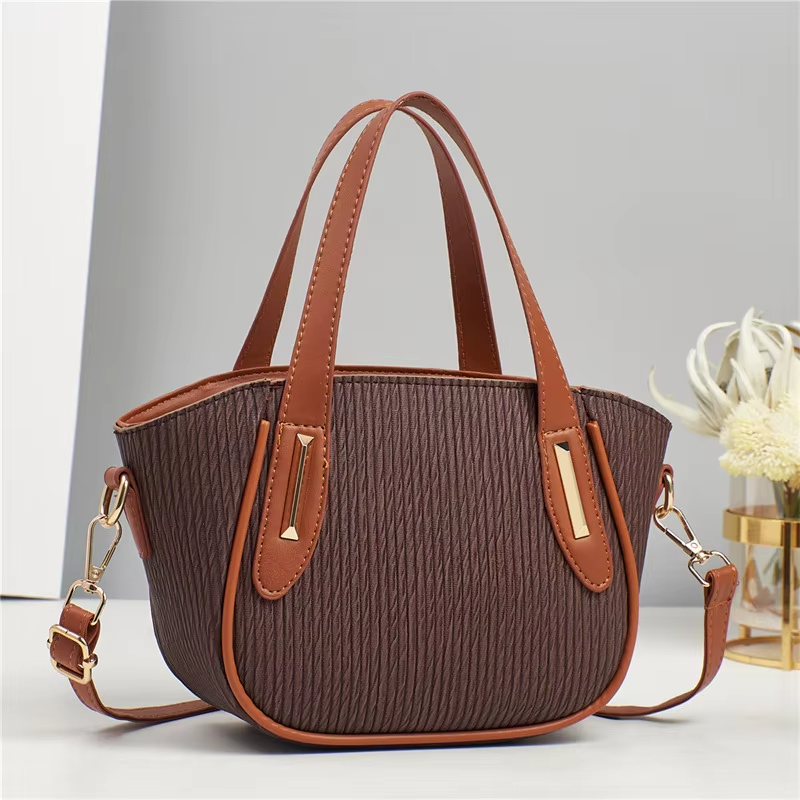 Golden Fall Large PU Handbag