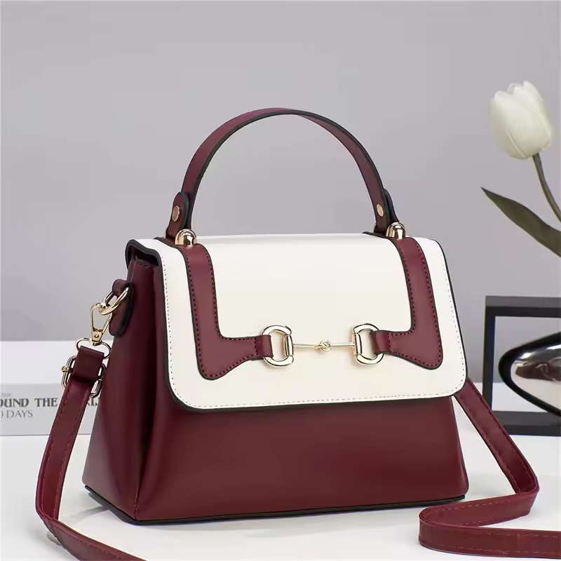 Dual Tone Fashion Shoulder Bag