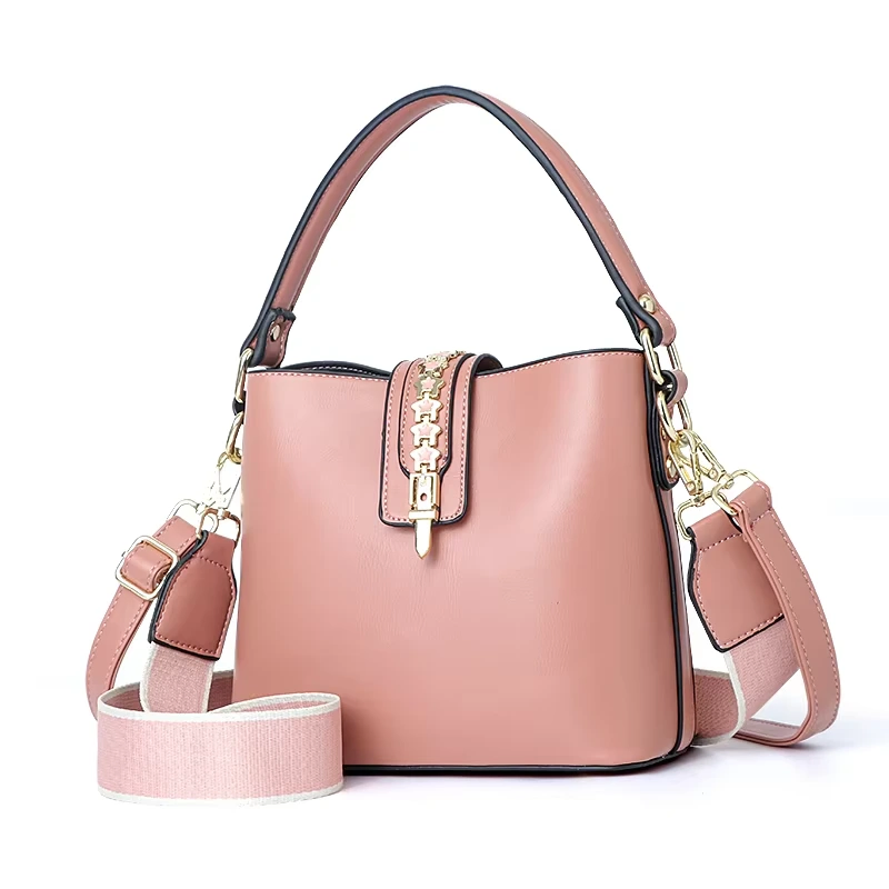 Mini Luxe Bucket Crossbody Handbag