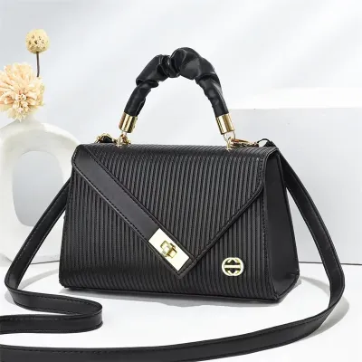 Stripe Luxe Women's Handbag 