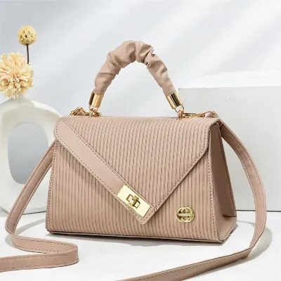 Stripe Luxe Women's Handbag 