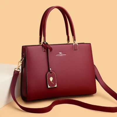 Large Capacity Women’s Crossbody Handbag | High-End Premium PU Leather Shoulder Bag