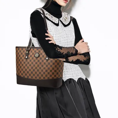 Trendy Women’s Large Capacity Tote Bag | Versatile PU Leather Shoulder Handbag