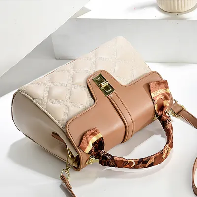 Luxury Trendy Women’s Crossbody Shoulder Bag | Diamond Pattern Soft PU Leather