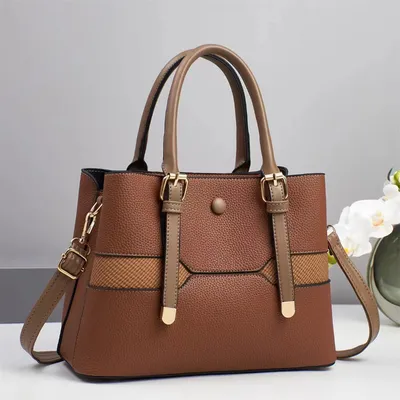 Large Capacity Women’s Handbag | Trendy Patchwork High-End Shoulder Bag
