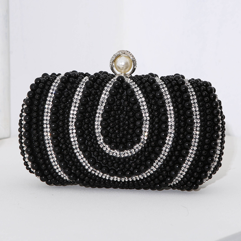 Pearl Rhinestone Party Clutch Bag | Luxury Beaded Retro Women’s Banquet Handbag
