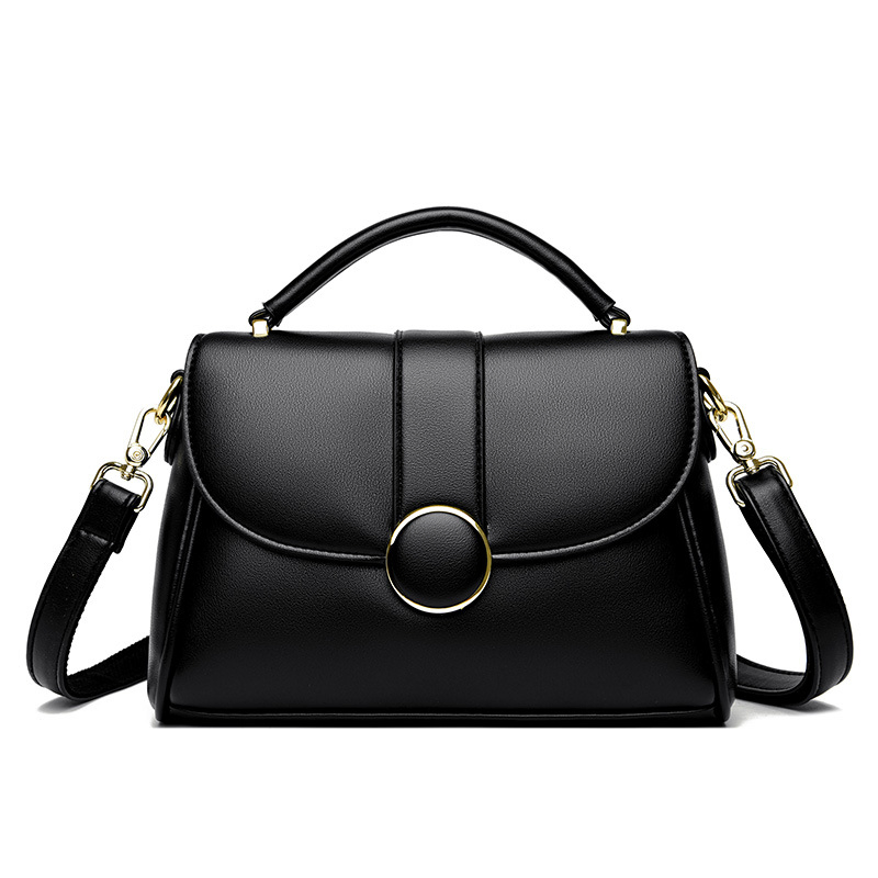 Soft Leather Crossbody Handbag | Large Capacity Flap Women’s Shoulder Bag