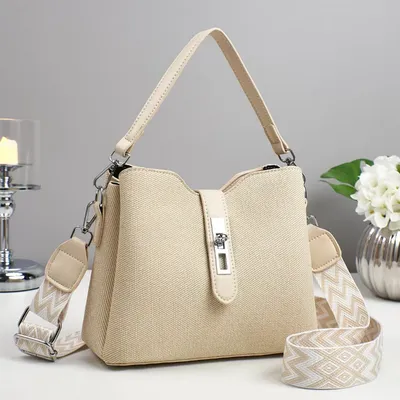 REVLIN Soft Leather Bucket Bag