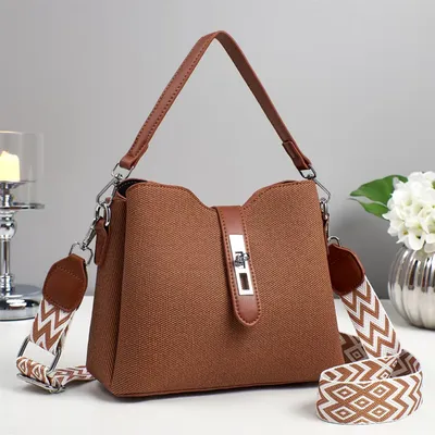 REVLIN Soft Leather Bucket Bag