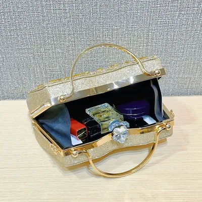 Rhinestone Party Clutch Bag | Luxury Sparkling Evening Banquet Handbag