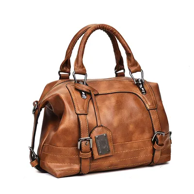 Retro Boston Pillow Handbag | Elegant Women’s Shoulder & Crossbody Bag