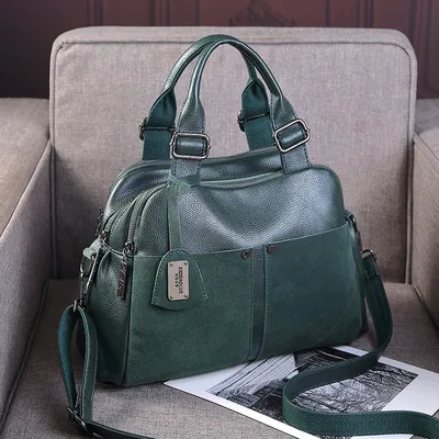Large Capacity Suede Pillow Bag for Women – Multi-Compartment Dumpling Bag