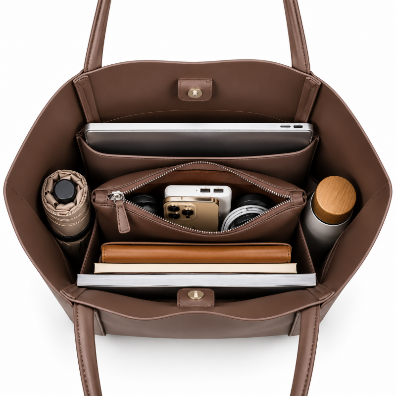 Large Capacity Minimalist Tote Bag | Elegant Shoulder Handbag for Women