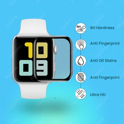 Apple Watch 38mm Screen Protector HD Clear Ultra Thin PMMA Full Coverage Scratch Resistant Fingerprint Resistant