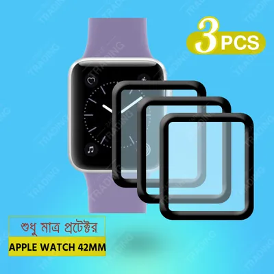 Apple Watch 42mm Screen Protector HD Clear Ultra Thin PMMA Full Coverage Scratch Resistant Fingerprint Resistant