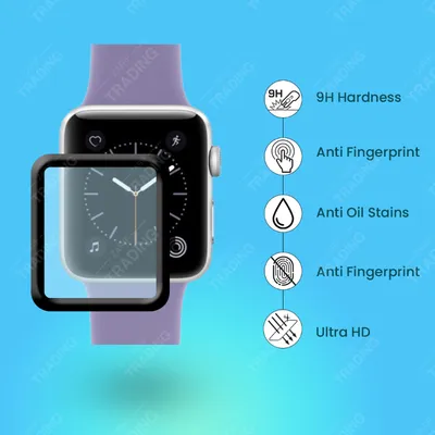 Apple Watch 42mm Screen Protector HD Clear Ultra Thin PMMA Full Coverage Scratch Resistant Fingerprint Resistant