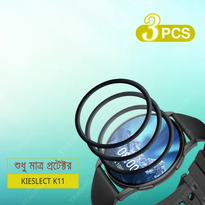 Kieslect K11 Screen Protector Full Coverage HD Clear Ultra Thin Scratch Resistant Protective Watch Film