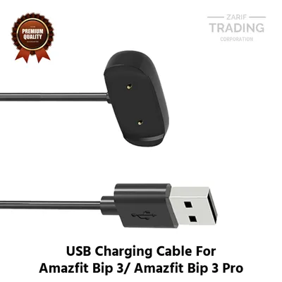 Amazfit Bip 3 Pro And Amazfit Bip 3 Magnetic Charging Cable High Quality USB Charger Cable Dock For Amazfit Bip 3 Pro And Amazfit Bip 3 Smart Watch