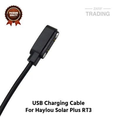 Haylou Solar Plus RT3 Magnetic Charging Cable High Quality USB Charger Cable Dock For Haylou Solar Plus RT3 Smart Watch