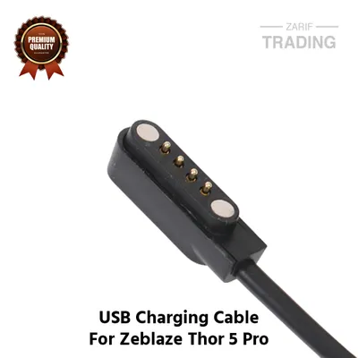 Zeblaze Thor 5 Pro Magnetic Charging Cable 4 Pin High Quality USB Charger Cable Dock For Zeblaze Thor 5 Pro Smart Watch