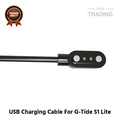 G Tide S1 Lite Magnetic Charging Cable 2 Pin High Quality USB Charger Cable Dock For G Tide S1 Lite Smart Watch