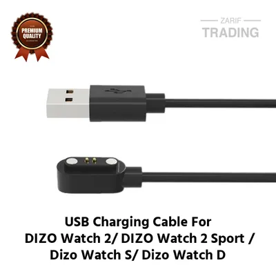 Dizo Watch 2 Dizo Watch 2 Sport Dizo Watch S Dizo Watch D Realme TechLife Magnetic Charging Cable High Quality USB Charger Cable Dock For Dizo Smart Watch