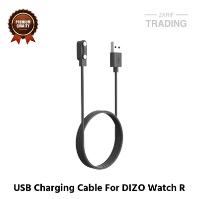 Dizo Watch R Realme TechLife Charging Cable 2 Pin High Quality USB Charger Cable Dock For Dizo Watch R Smart Watch