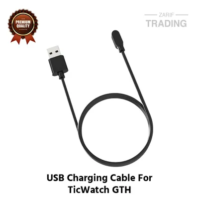 TicWatch GTH Smart Watch Magnetic Charger High Quality USB Wireless Charging Cable and Charging Dock Fast Safe Charging