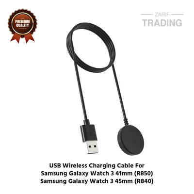 Samsung Galaxy Watch3 41mm 45mm Smart Watch Wireless Charger High Quality USB Wireless Charging Cable and Charging Dock Fast Safe Charging
