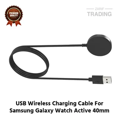 Samsung Galaxy Watch Active 40mm R500 Smart Watch Wireless Charger High Quality USB Wireless Charging Cable and Charging Dock Fast Safe Charging