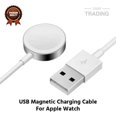 Apple Watch Series 8 7 6 5 4 3 2 Apple Watch Ultra and Apple Watch SE Magnetic Charger High Quality Wireless Charging Cable and Charging Dock Fast Safe Charging