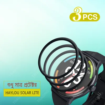 Haylou Solar Lite Smart Watch Full Coverage Plastic Screen Protector High Quality Protective Film