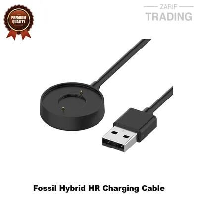Fossil Hybrid HR Magnetic Charging Cable 2 Pin High Quality USB Charger Cable Dock Bracelet Charger for Fossil Hybrid HR Smart Watch