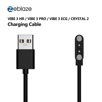 Zeblaze Vibe 7 Magnetic Charging Cable 2 Pin High Quality USB Charger Cable Dock Bracelet Charger for Zeblaze Vibe 7 Smart Watch