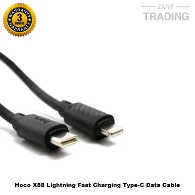 Hoco X88 Type C to Lightning Charging Data Cable PD20w 1m Fast Charging Cable