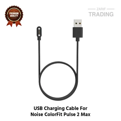 Noise ColorFit Pulse 2 Max Magnetic Charging Cable 2 Pin High Quality USB Charger Cable USB Charging Dock for Noise ColorFit Pulse 2 Max Smart Watch