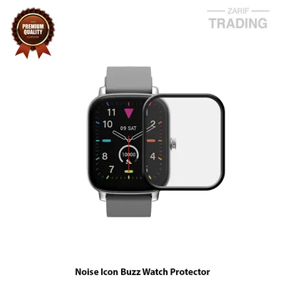 Noise Icon Buzz Watch Protector Full Coverage Plastic Screen Protector for Noise Icon Buzz Smart Watch