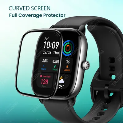 Amazfit GTS 4 Mini Full Coverage Plastic Screen Protector