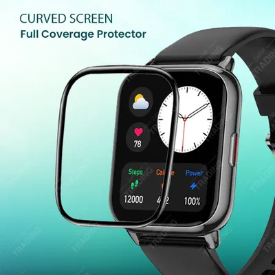 Amazfit Pop 2 Full Coverage Plastic Screen Protector