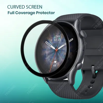 Amazfit GTR 3 Pro Full Coverage Plastic Screen Protector