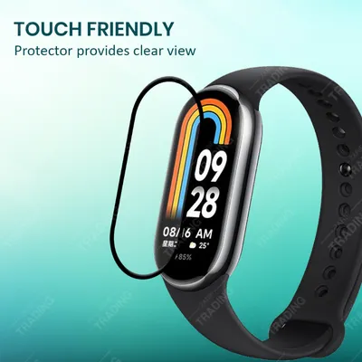Mi Band 8 Full Coverage Plastic Screen Protector