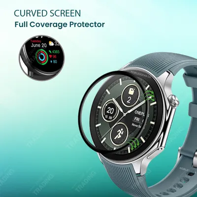 OnePlus Watch 2 Full Coverage Screen Protector Anti Scratch Anti Fingerprint Automatic Scratch Repair